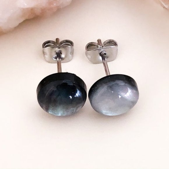 💍2/$20! Handmade Stainless Steel Galaxy Stud Earrings - Picture 3 of 3